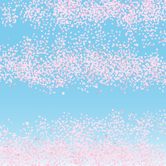 桜の花弁が水面に浮かぶ 華やかな花筏の背景ベクターイラスト