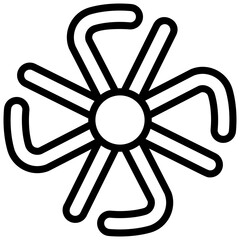 Obraz premium Floral Symbol 
