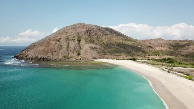 Lombok Mawun Beach hill, Indonesia