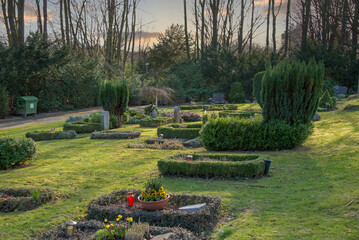 Blick &uuml;ber den Friedhof