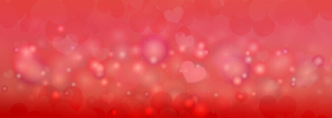 heart bokeh love valentine's day background