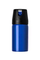 Pepper spray isolate on a white back. Non-lethal means of self-defense.