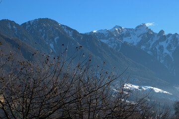 Vaduzer Landschaft in Liechtenstein 16.12.2020