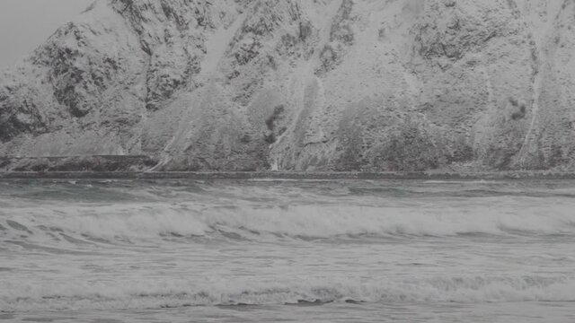 Arctic ocean in winter season