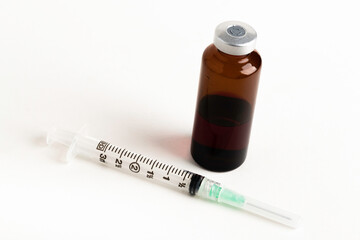 Hygienic Single-Use Plastic Disposable Injection And Amber Color Vaccine Vial