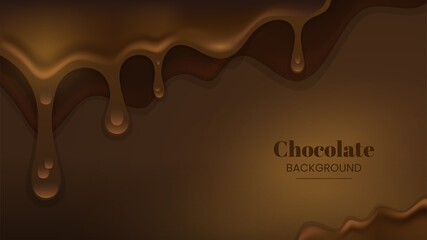 Melted Chocolate Background