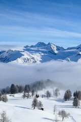 Mountain Winter View