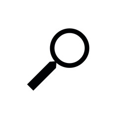 Magnifying glass vector icons. Search, zoom icons.