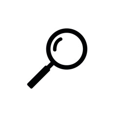 Magnifying glass vector icons. Search, zoom icons.