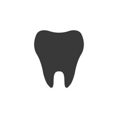 Tooth icon. Symbol of dentist and mouth health. Teeth hygiene vector.