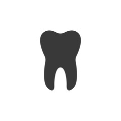 Tooth icon. Symbol of dentist and mouth health. Teeth hygiene vector.