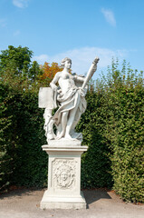 Woman sculpture in Belvedere park, Vienna