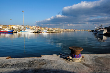 View of Cirò Marina port district of Crotone, Calabria, Italy, Europe