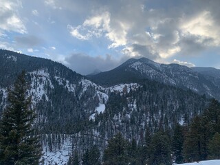 winter mountain landscape