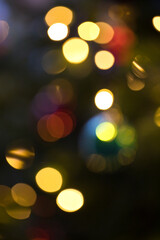 Abstarct arrangment of diffused lights