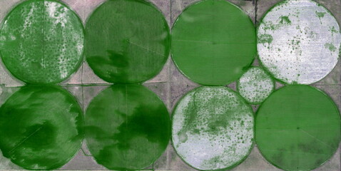 subversive, United States, abstract photography of relief drawings in  fields in the U.S.A. from...