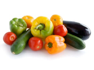 various multicolor vegetables for salad or cooking meals