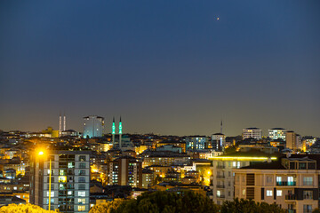 night view of the city
