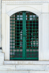 old window in the building