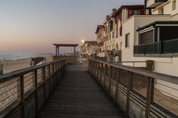 Hossegor, France, in summer 2020, during covid pandemia