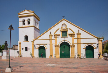 Iglesia de Santo Domingo in colonial Santa Cruz de Mompox, Bolivar, Colombia