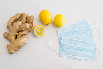 Ginger, lemon and face masks to fight coronavirus and boost the immune system