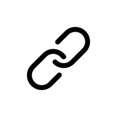 Links icon vector set. Chain sign set collection icon.