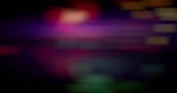 Flickering anamorphic lens flare effect with geometric bokeh shot on a 75mm lens from the Lucent Vista Collection - Lens Flare Video Element