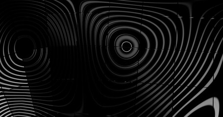 Render with monochrome background with tile waves