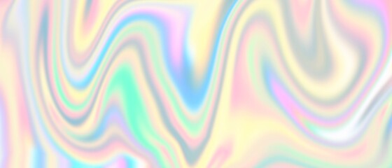 Watercolor paint like gradient background pastel ombre style. Iridescent template for brochure, banner, wallpaper, mobile screen. Neon hologram theme