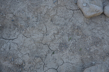 Crack soil on dry season, Global worming effect