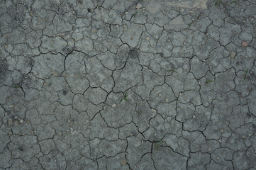 Crack soil on dry season, Global worming effect