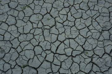 Crack soil on dry season, Global worming effect