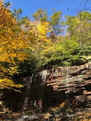 Waterfall falling for fall