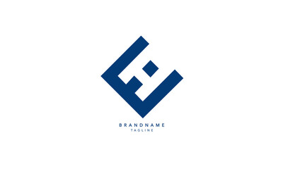 Alphabet letters Initials Monogram logo EA, AE, E and A