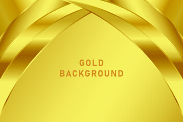 Gold curved lines presentation background