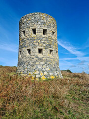 Naklejka premium Chouet Loophole Tower no 10, Guernsey Channel Islands
