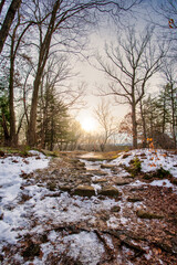 Cuyahoga valley national park in ohio during winter