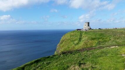 Fototapeta na wymiar O'Brien's Tower bei den Cliffs of Moher