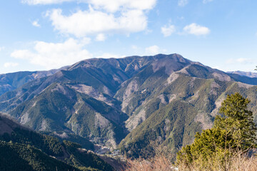 Fototapeta na wymiar 御岳山・大岳山（東京）の風景