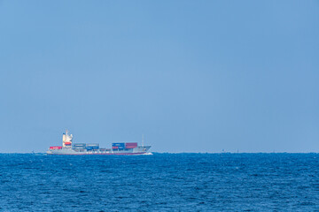 角島　冬の日本海