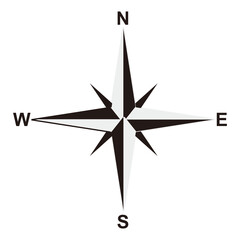 compass icon vector design template