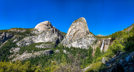 Half Dome Liberty Cap and Nevada Fall © pngstudio