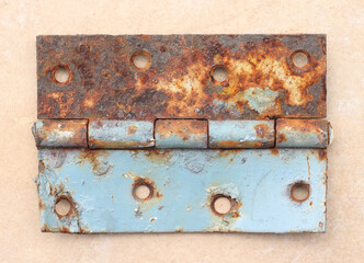 Old rusty iron texture background, copy space.