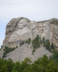 Mount Rushmore in the Black Hills, South Dakota