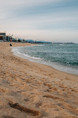 Sacheonjin Beach in Gangneung, Korea