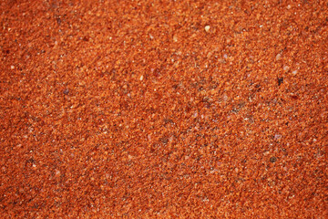 red orange and light copper color of ancient laterite wall