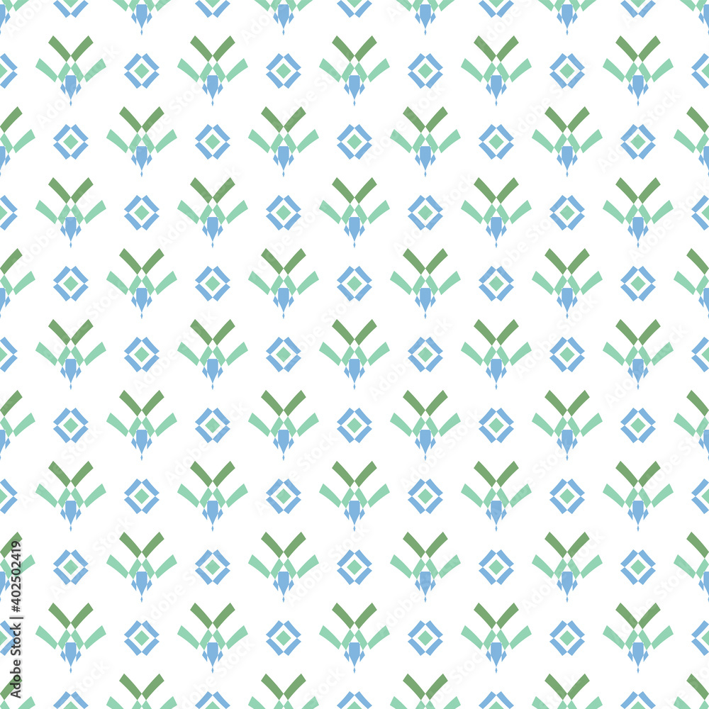 Poster seamless geometric background with abstract ornament pattern.