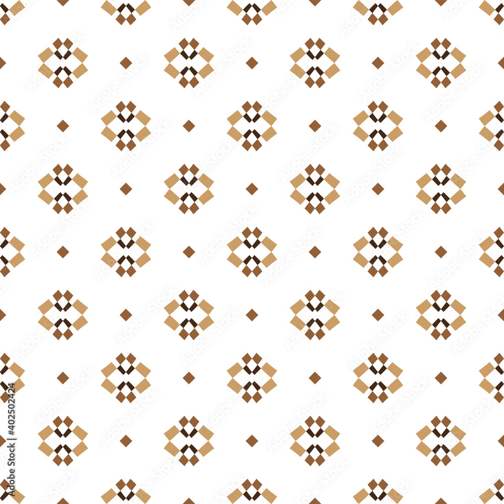 Poster seamless geometric background with abstract ornament pattern.