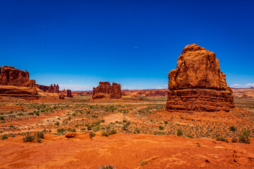 Landscape from La Sal Mountains Viewpoint, Arches National Park
